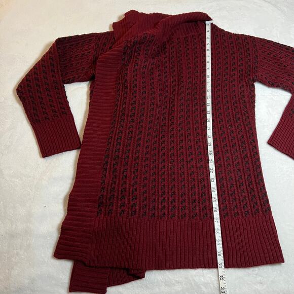 Romeo & Juliet Couture Pattern Open Front Knit Cardigan Size Small Cozy Casual - Picture 8 of 8